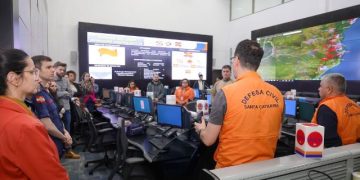 Estado reforça atuação integrada para período mais crítico de chuvas em Santa Catarina