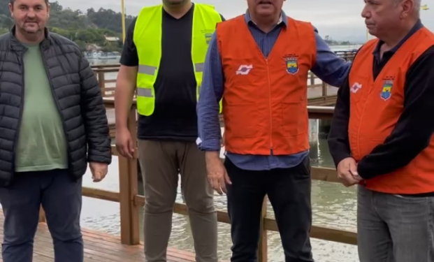 Prefeitura de Gov. Celso Ramos e Defesa Civil Municipal alertam para previsão de chuva forte
