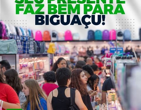 O seu presente faz bem para Biguaçu