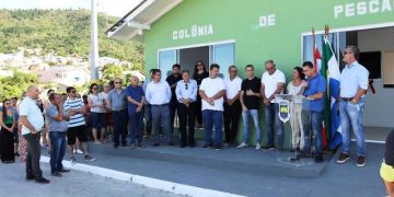 Reinauguração da Colônia de Pescadores em Canto dos Ganchos.
