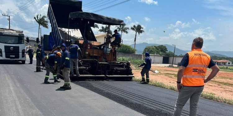 Governo do Estado restaura SC-407 entre Biguaçu e Antônio Carlos