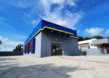 Obras construção da UBS do Bairro Areias do Meio em fase final