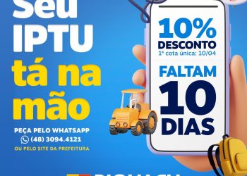 O Imposto sobre a Propriedade Predial e Territorial Urbana (IPTU) gera recursos para Biguaçu