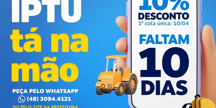 O Imposto sobre a Propriedade Predial e Territorial Urbana (IPTU) gera recursos para Biguaçu