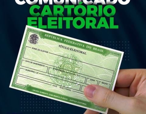 O prazo para emissão, transferência ou revisão do título de eleitor vai até o dia 8 de maio.