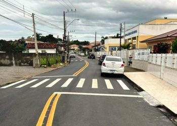 Bairro Areias do Meio Recebe 1.446 Metros de Novo Asfalto obras