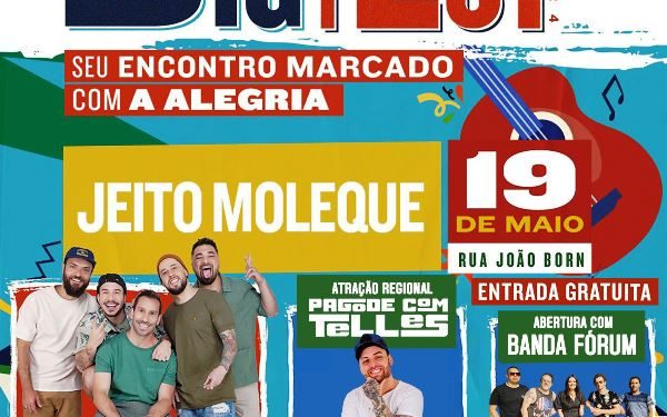 E para encerrar a Big Fest 2024, te convidamos para “pagodear” HOJE (19) com o grupo Jeito Moleque