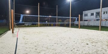 Prefeitura de Biguaçu inaugura a Arena Beach Tennis Loteamento Vila Bela, no bairro Fundos