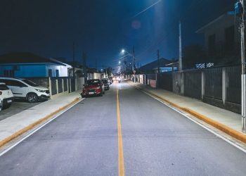 Prefeitura de Biguaçu inaugura pavimentação da rua Jordelino João da Rosa, no bairro Vendaval