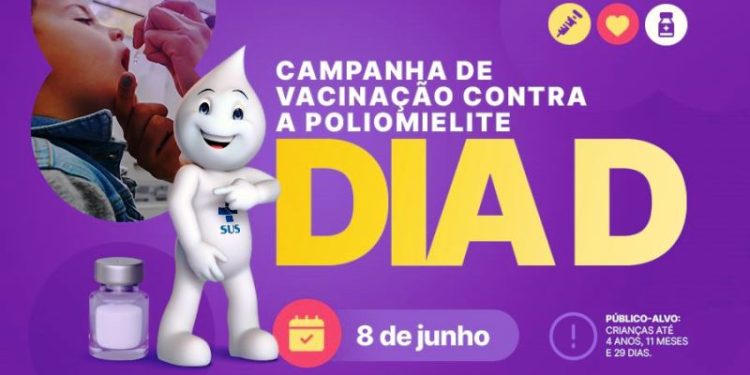 Dia D da Campanha de Vacinação contra a Poliomielite é no próximo sábado