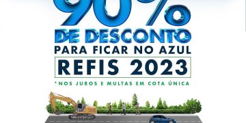 Ganhe 90% de desconto paraf icar no azul - Refis 2023