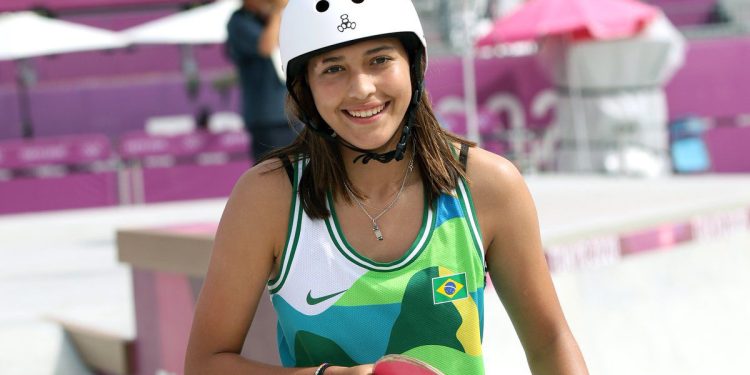 Isadora Pacheco é a representante do skate catarinense feminino nos Jogos Olímpicos de Paris