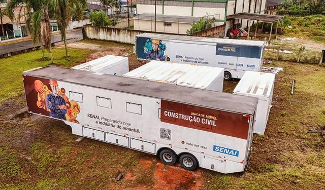 Aulas de instalações hidraulicasserão ministradas na escola móvel do Senai - Foto Fernando Mendes (DICOM PMB)