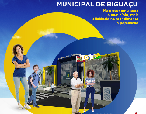 Nova sede da Câmara de Vereadores de Biguaçu está em fase final