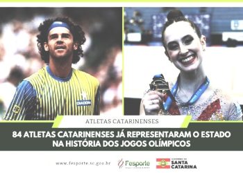 Santa Catarina já teve 84 atletas representando o estado em Jogos Olímpicos