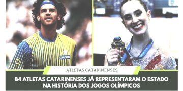 Santa Catarina já teve 84 atletas representando o estado em Jogos Olímpicos