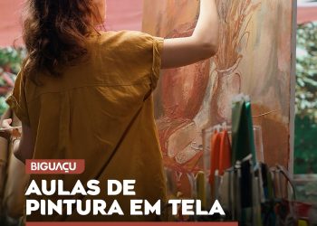 Oficina das Artes de Biguaçu abre 30 vagas para turmas de Pintura em Tela
