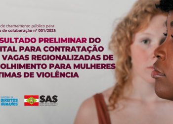 Divulgado resultado preliminar do edital de chamamento público que prevê vagas de acolhimento para mulheres vítimas de violência