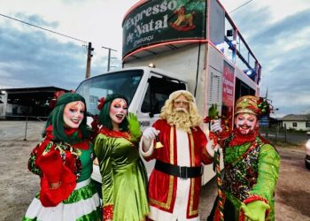 Expresso de Natal - Caravana estreia nos bairros de Biguaçu