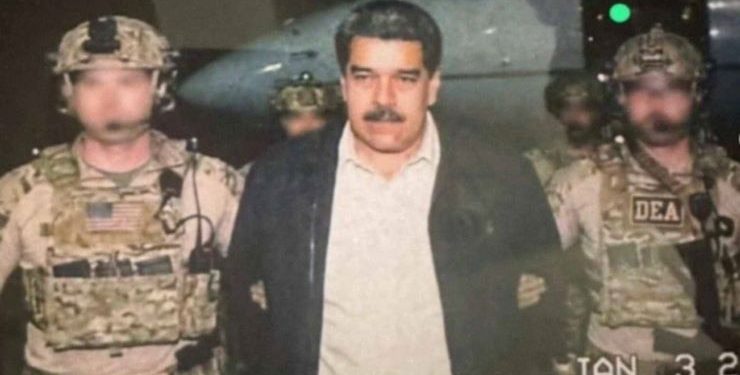 Suposta foto de Maduro capturado por agentes dos EUA circula nas redes sociais