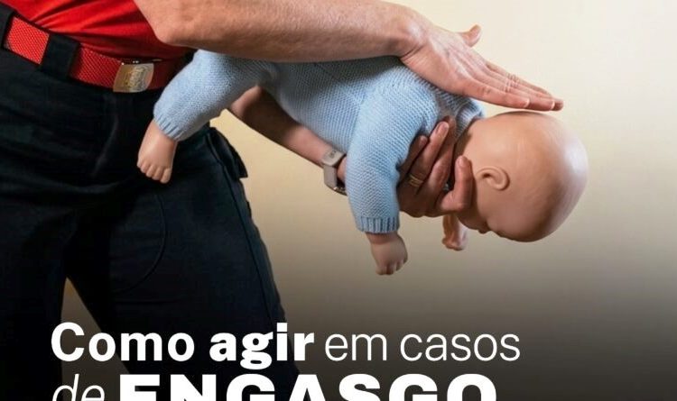 Capacitação orienta famílias de Biguaçu sobre como agir em casos de engasgo de bebês