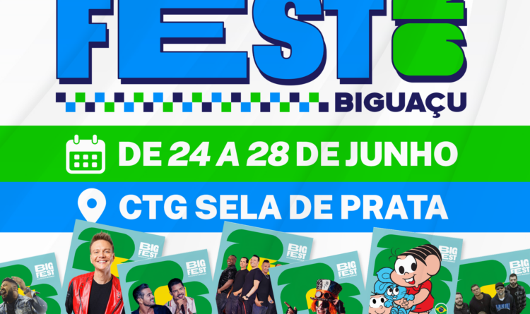 BigFest 2026 integra cultura, lazer e torcida em cinco dias de programação gratuita