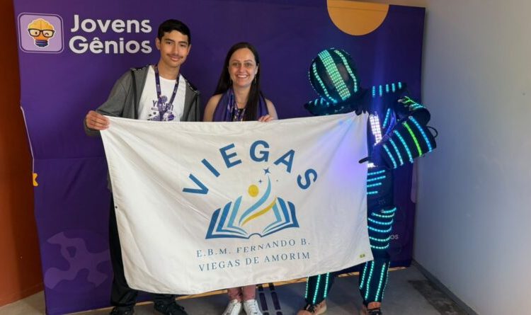 Aluno da Rede Municipal de Biguaçu é reconhecido entre estudantes de destaque nacional